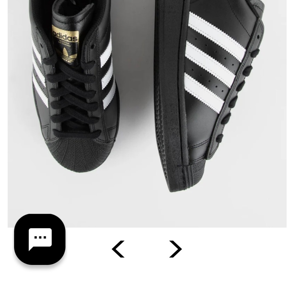 Adidas superstar sneakers set of two size 10 and 10 1/2 - Picture 3 of 7